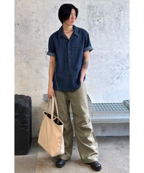 INSILENCE(インサイロンス)の「ポータッククラックパンツ グレー ベージュ(その他パンツ・レディース・その他・LARGE/SMALL)」の11枚目の写真