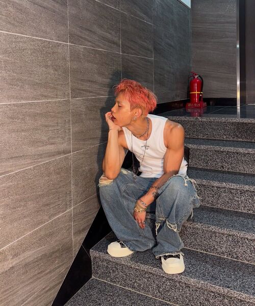 SCHISM INDUCING(スキズムインデューシング)の「MUSCLE TANK TOP WHITE(Tシャツ/カットソー・レディース・その他・LARGE/MEDIUM)」の3枚目の写真
