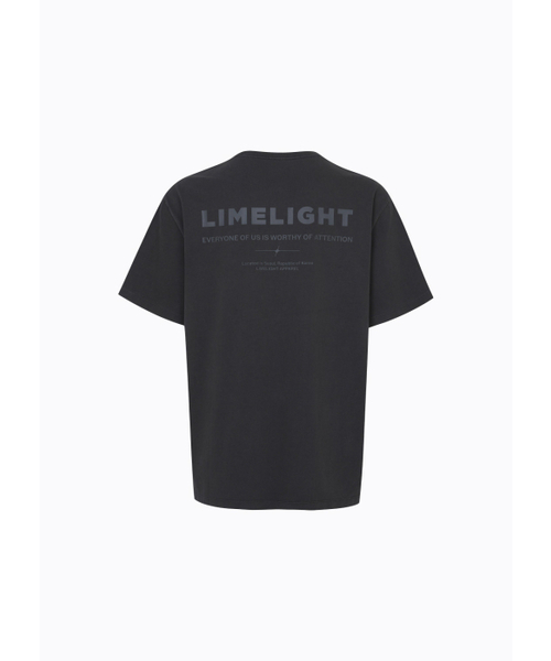 LIMELIGHT APPAREL(ライムライトアパレル)の「アパレルピグメントバックロゴTシャツ(ブラック/グレー)(Tシャツ/カットソー・メンズ・その他・SMALL/MEDIUM/LARGE/X-LARGE)」の3枚目の写真