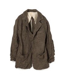 GALERIE VIE（ギャルリー ヴィー）の「リンクルニット ボタンレスジャケット（テーラードジャケット）」