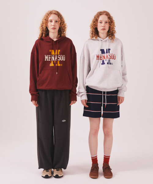 MENASOO(ミナス)の「Menasoo Basic Hoodie_White Melange(パーカー・レディース・ホワイト・SMALL)」の7枚目の写真