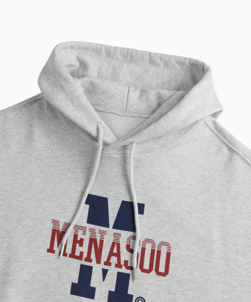MENASOO(ミナス)の「Menasoo Basic Hoodie_White Melange(パーカー・レディース・ホワイト・SMALL)」の10枚目の写真