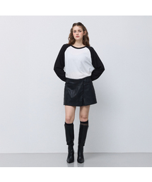 RMRN（アルエームアルエヌ）の「LEATHER MINI SKIRT PANTS（スカート）」