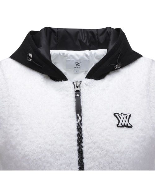 ANEW GOLF（アニューゴルフ）の「W HOODIE KNIT ZIP-UP VEST_WH（ニット/セーター・レディース・その他・LARGE/X-SMALL）」の5枚目の写真