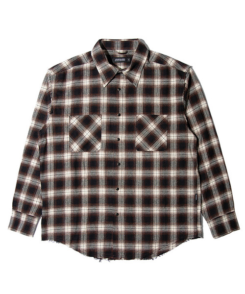 JOEGUSH(ジョーガッシュ)の「Kurt 2 Flannel Shirt (Brown)(シャツ/ブラウス・メンズ・その他・MEDIUM/LARGE)」の1枚目の写真