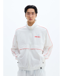 JAMIE WEST（ジェイミーウエスト）の「NO.9 ハイネックパッカブルウインドブレーカー（ホワイト）（ナイロンジャケット）」