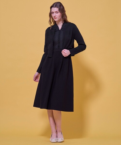 TOCCA（トッカ）の「PANORAMIC LANDSCAPE ニットカーディガン（カーディガン/ボレロ・レディース・ブラック系/アイボリー系・SMALL/MEDIUM）」の7枚目の写真