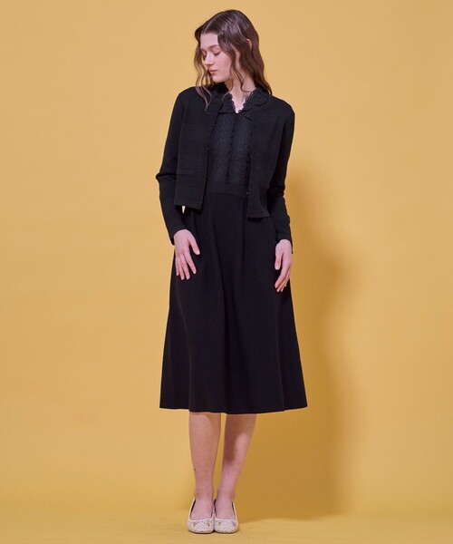 TOCCA（トッカ）の「PANORAMIC LANDSCAPE ニットカーディガン（カーディガン/ボレロ・レディース・ブラック系/アイボリー系・SMALL/MEDIUM）」の8枚目の写真