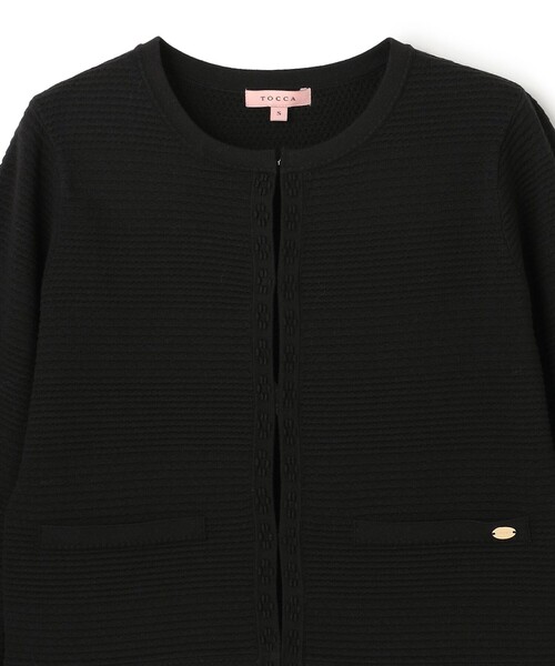 TOCCA（トッカ）の「PANORAMIC LANDSCAPE ニットカーディガン（カーディガン/ボレロ・レディース・ブラック系/アイボリー系・SMALL/MEDIUM）」の14枚目の写真