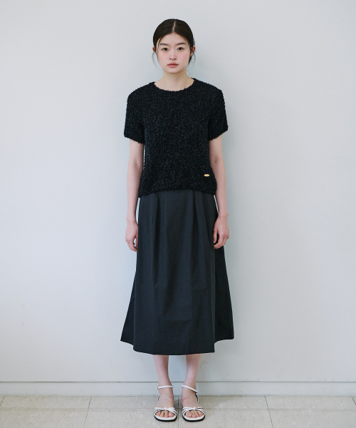 YUPPE（ヨッペ）の「COTTON LONG SKIRT_BLACK（スカート・レディース・その他・SMALL/MEDIUM）」の3枚目の写真