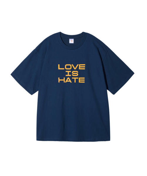 NETHERWORLD(ネザーワールド)の「LOVE IS HATE TEE NAVY(Tシャツ/カットソー・メンズ・その他・MEDIUM/SMALL/X-LARGE/LARGE)」の2枚目の写真
