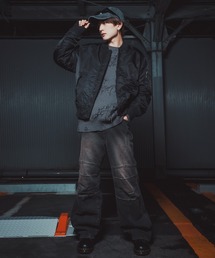 improves（インプローブス）の「ヘビーポリナイロン MA-1ジャケット（ミリタリージャケット）」