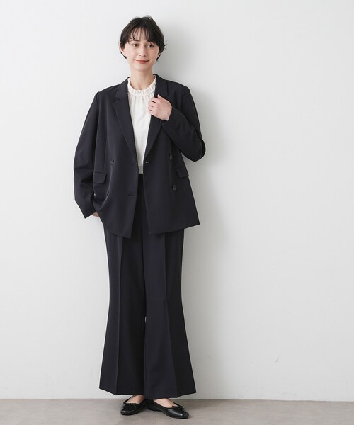 Dessin(デッサン)の「【入卒/セレモニー/お仕事/セットアップ可能】ダブルジャケット(テーラードジャケット・レディース・ブラウン系/ネイビー・01/03/02)」の14枚目の写真