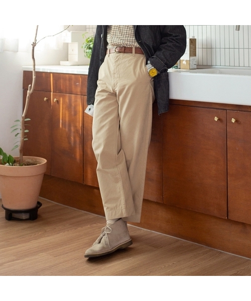 OLDBE(オールドビー)の「VTG フラットフロントオフィサーチノブリーチドサンド(その他パンツ・メンズ・その他・1/2/3/4)」の1枚目の写真