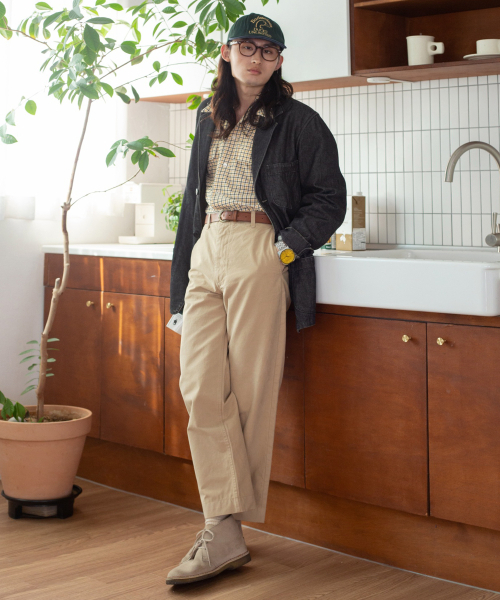 OLDBE(オールドビー)の「VTG フラットフロントオフィサーチノブリーチドサンド(その他パンツ・メンズ・その他・1/2/3/4)」の4枚目の写真