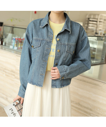 BBAEBBAE（ペッペ）の「デイリークロップデニムジャケット（デニムジャケット）」