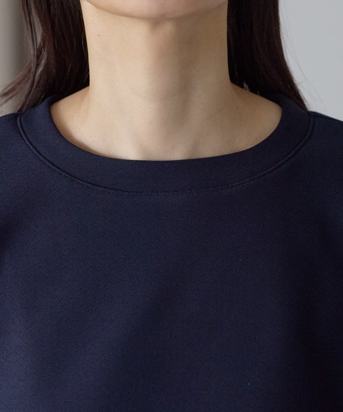 Neige（ネージュ）の「裏起毛フリルレイヤードトップス（Tシャツ/カットソー・レディース・ブラック/ネイビー・ONE SIZE）」の22枚目の写真