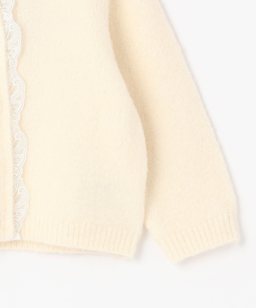 petit main（プティマイン）の「【リンク】レースカーディガン（カーディガン/ボレロ・キッズ・アイボリー/ブラック/クリーム/トップグレー・M(100-110cm)/S(80-90cm)/L(120-130cm)）」の14枚目の写真