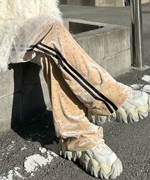 Alley Tokyo | 花柄ベロアライン入りイージーパンツ(その他パンツ)
