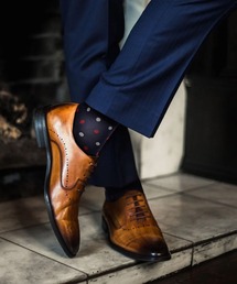 Ja-vie（ジャヴィ）の「Ja-vie ジャヴィ 綿混着圧ハイソックス 靴下  抗菌防臭 ドット柄 ハート柄 23~25cm 25~27cm（ソックス/靴下）」