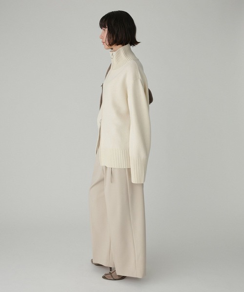 BABYLONE（バビロン）の「ニットZIPブルゾン（ニット/セーター）」 - WEAR