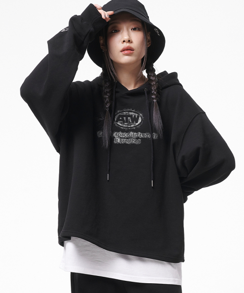 ARTISTWEAR（アーティストウェア）の「[ATW] ボイダンスイージーフード（パーカー・レディース・ブラック/グレー・MEDIUM/LARGE/X-LARGE/XX-LARGE）」の3枚目の写真