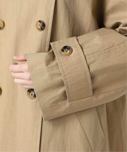 journal standard L'essage（ジャーナルスタンダードレサージュ）の「NALYAスタンドショートコート（トレンチコート・レディース・カーキ/ベージュ/グレー・38/36）」の14枚目の写真