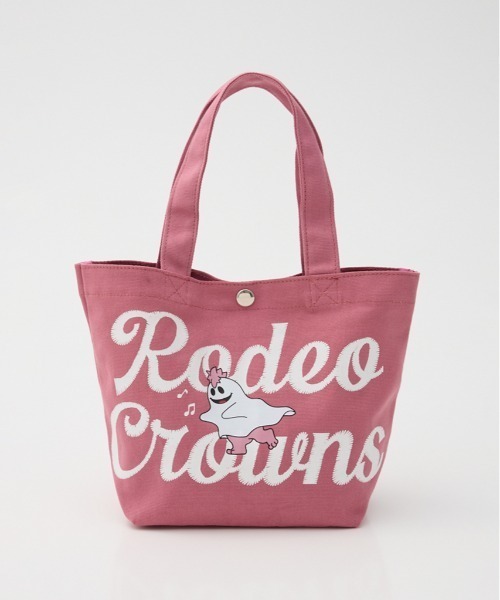 RODEO CROWNS WIDE BOWL(ロデオクラウンズワイドボウル)の「GHOST BEAR TOTE(トートバッグ・レディース・ブラック/カーキ/オフホワイト/ピンク・FREE)」の4枚目の写真