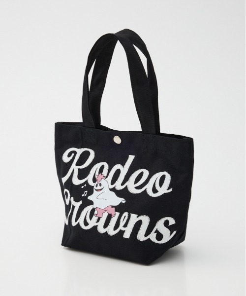 RODEO CROWNS WIDE BOWL(ロデオクラウンズワイドボウル)の「GHOST BEAR TOTE(トートバッグ・レディース・ブラック/カーキ/オフホワイト/ピンク・FREE)」の5枚目の写真