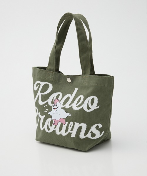 RODEO CROWNS WIDE BOWL(ロデオクラウンズワイドボウル)の「GHOST BEAR TOTE(トートバッグ・レディース・ブラック/カーキ/オフホワイト/ピンク・FREE)」の9枚目の写真