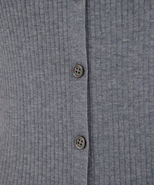 GALLARDAGALANTE（ガリャルダガランテ）の「ポロリブニット（ニット/セーター・レディース・ミント/グレー・FREE）」の15枚目の写真