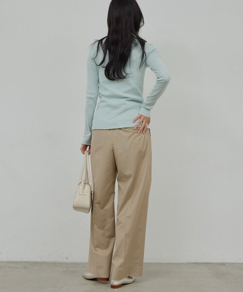 GALLARDAGALANTE（ガリャルダガランテ）の「ポロリブニット（ニット/セーター・レディース・ミント/グレー・FREE）」の21枚目の写真