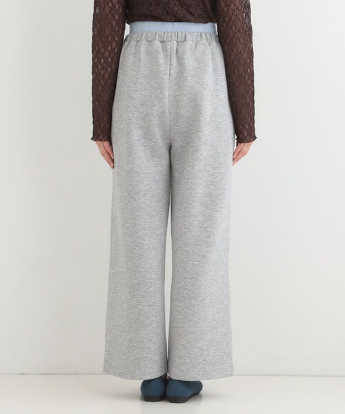 SHOO・LA・RUE（シューラルー）の「【セットアップ可/S-LL/なめらかタッチ】ダブルウエスト レイヤードパンツ（その他パンツ・レディース・ブラック/グレー・01/02/03/04）」の13枚目の写真