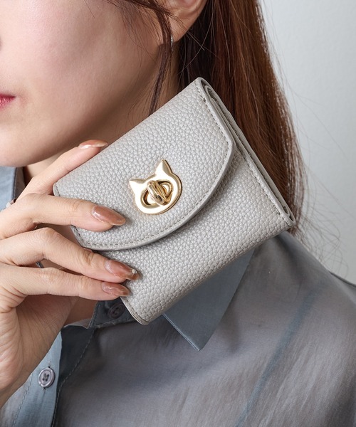 セール】【SETUP7】catツイストロックミニウォレット SNBD（財布