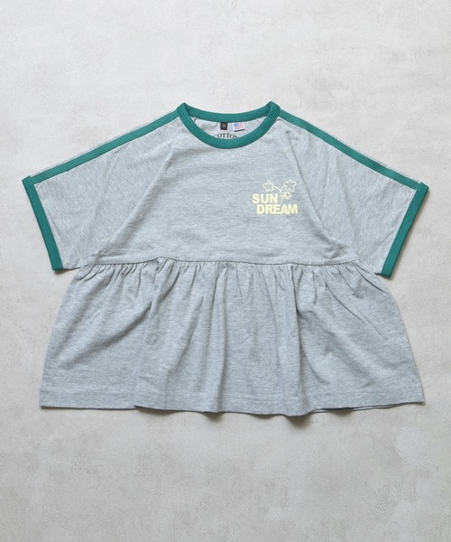 MARKEY'S（マーキーズ）の「【COTTON from U.S.A】Ａラインチュニック（チュニック・キッズ・オフホワイト/ブルー/杢グレー/チャコール・110/120/130/140/150/90/100）」の10枚目の写真