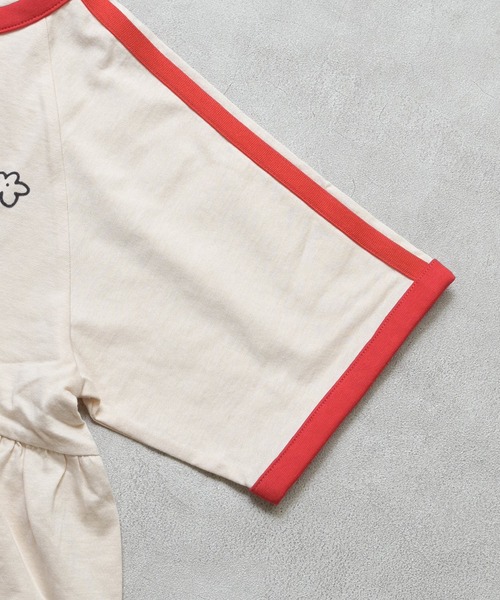 MARKEY'S（マーキーズ）の「【COTTON from U.S.A】Ａラインチュニック（チュニック・キッズ・オフホワイト/ブルー/杢グレー/チャコール・110/120/130/140/150/90/100）」の14枚目の写真