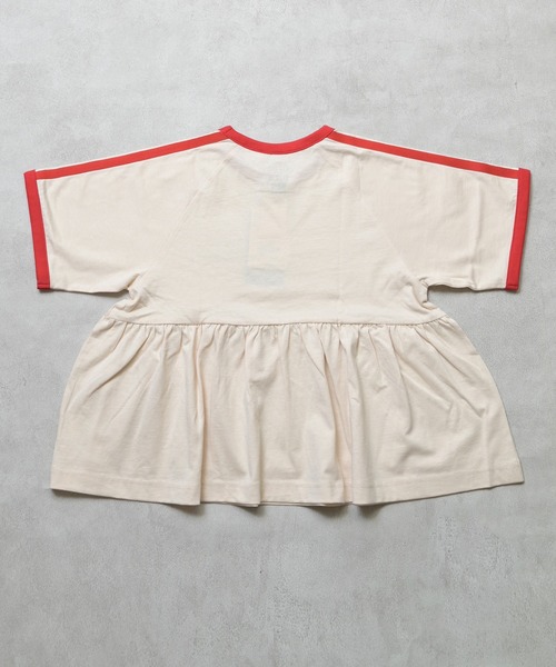 MARKEY'S（マーキーズ）の「【COTTON from U.S.A】Ａラインチュニック（チュニック・キッズ・オフホワイト/ブルー/杢グレー/チャコール・110/120/130/140/150/90/100）」の18枚目の写真