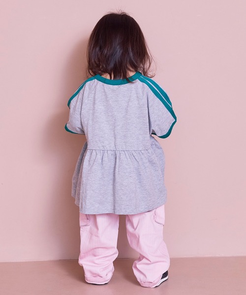 MARKEY'S（マーキーズ）の「【COTTON from U.S.A】Ａラインチュニック（チュニック・キッズ・オフホワイト/ブルー/杢グレー/チャコール・110/120/130/140/150/90/100）」の21枚目の写真