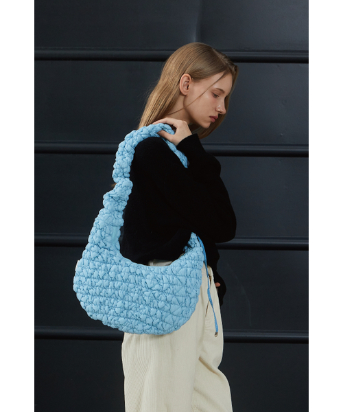ANOETIC(アノエティック)の「ANC ROUND CLOUD BAG_BLUE(ショルダーバッグ・レディース・ブルー・FREE)」の2枚目の写真