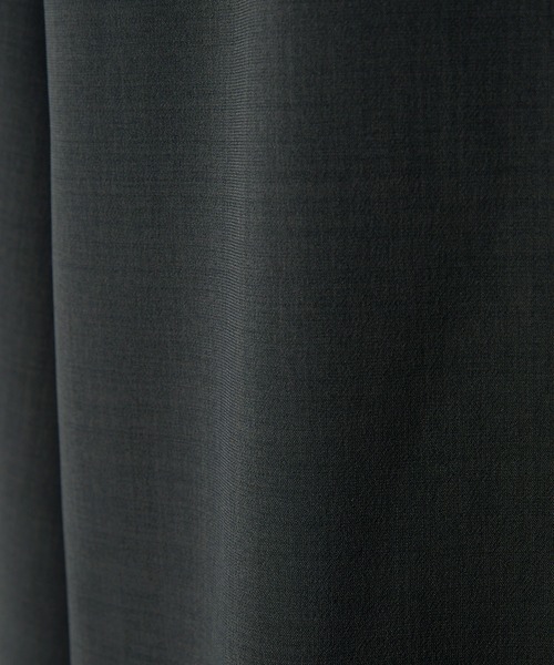 CALLNE（カルネ）の「【CALLNE】 High-twist Linen-like Skipper Shirt / 強撚リネンライクスキッパーシャツ（吸水速乾、UVカット、イージーケア）（シャツ/ブラウス・メンズ・ライトグレー/チャコールグレー・M/L）」の22枚目の写真