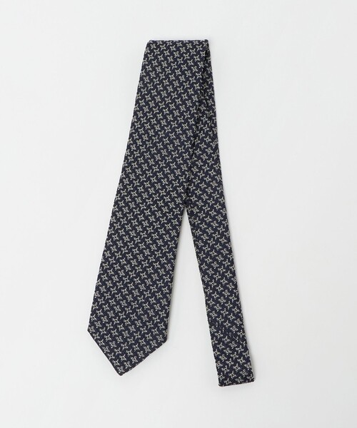 フォサッティ ネイビー ジャガード ネクタイ（ネクタイ）｜UNITED