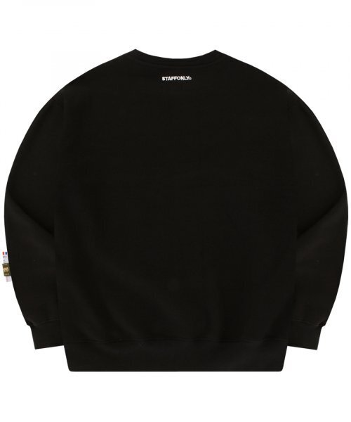 STAFF ONLY（スタッフオンリー）の「[起毛]WELCOME TO KOREA (ブラック)（スウェット・レディース・その他・M）」の2枚目の写真