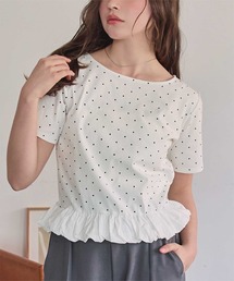 titivate｜ティティベイトのTシャツ/カットソー（ドット柄）通販
