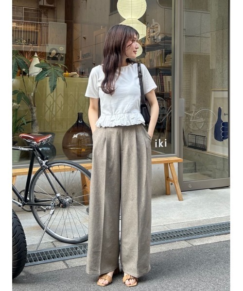 titivate(ティティベイト)の「チビバルーン半袖トップス(Tシャツ/カットソー・レディース・オフホワイト/ブラック/ホワイト系その他/ホワイト系その他2/グレー系その他/ドット・L/M)」の10枚目の写真