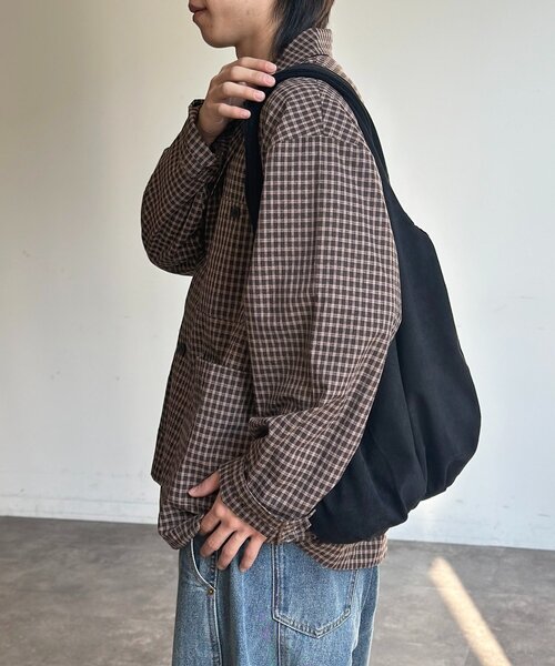 CPCM（シーピーシーエム）の「【U.S. POLO ASSN.】チェックシャツテーラードジャケット（テーラードジャケット・メンズ・ブラウン/ネイビー・MEDIUM/LARGE）」の4枚目の写真