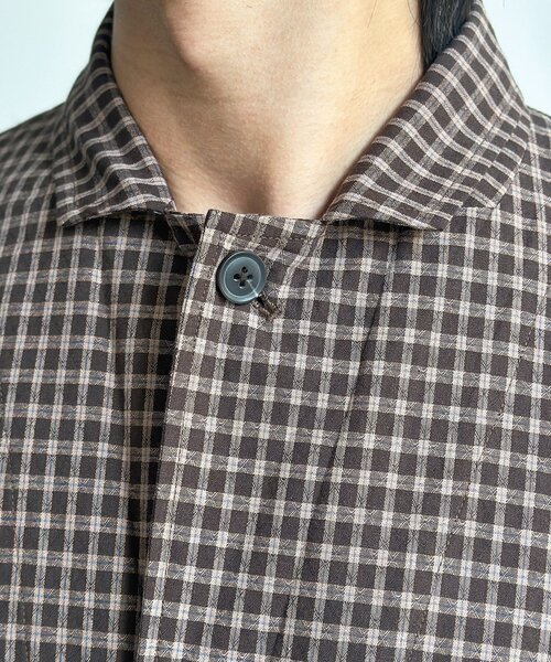 CPCM（シーピーシーエム）の「【U.S. POLO ASSN.】チェックシャツテーラードジャケット（テーラードジャケット・メンズ・ブラウン/ネイビー・MEDIUM/LARGE）」の12枚目の写真