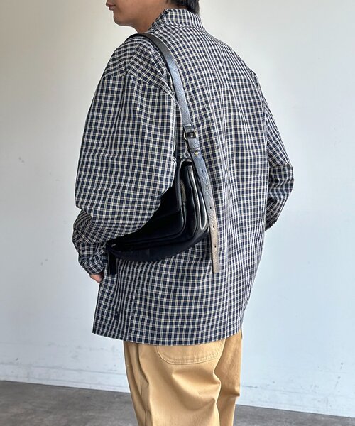 CPCM（シーピーシーエム）の「【U.S. POLO ASSN.】チェックシャツテーラードジャケット（テーラードジャケット・メンズ・ブラウン/ネイビー・MEDIUM/LARGE）」の15枚目の写真