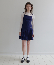 FUN FROM FUN（ファンフロムファン）の「PK Pleats Dress (Navy)（ワンピース）」