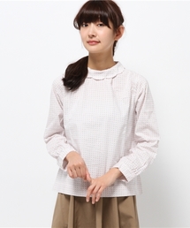 POU DOU DOU | スカラップ衿長袖ブラウス(シャツ/ブラウス)