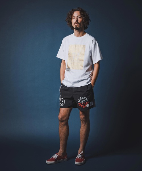 seventy seven(セブンティセブン)の「mt10173-middle onz S-S fine t-shirt (77leopard) Tシャツ(7726S180)(Tシャツ/カットソー・メンズ・ホワイト×イエロー/ブラック/ホワイト×ゴールド・XL/L/M/S)」の15枚目の写真
